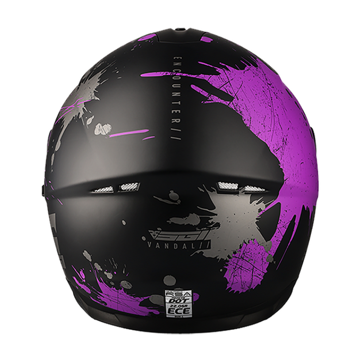 Spirit Full Face Helmet Encounter Vandal Purple