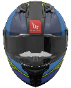 MT Full Face Helmet Poun B6 Blue/Yellow