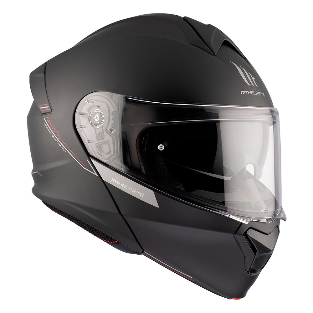 MT Flip Up Helmet Genisis Matt Black