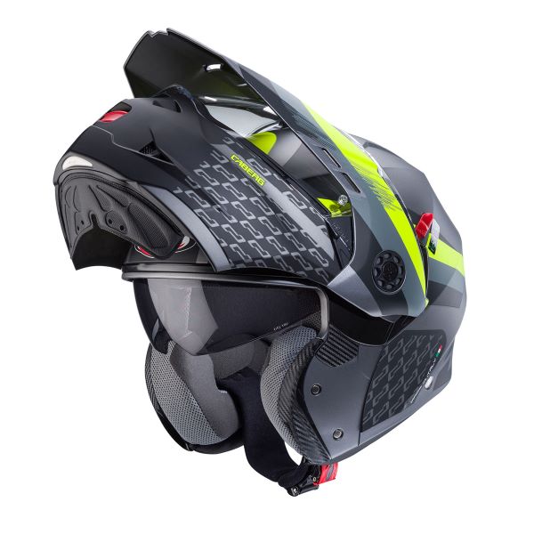 Caberg ADV Helmet Tourmax X Sarabe Matt Gun Metal/Black/Fluo