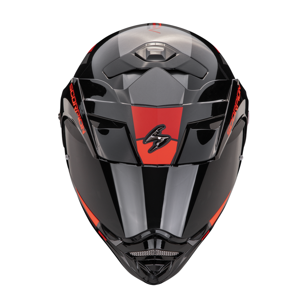 Scorpion EXO Flip Up ADV Helmet Galane Black/Red