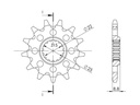 Supersprox Steel Front Sprocket 14T Forged Orange KTM