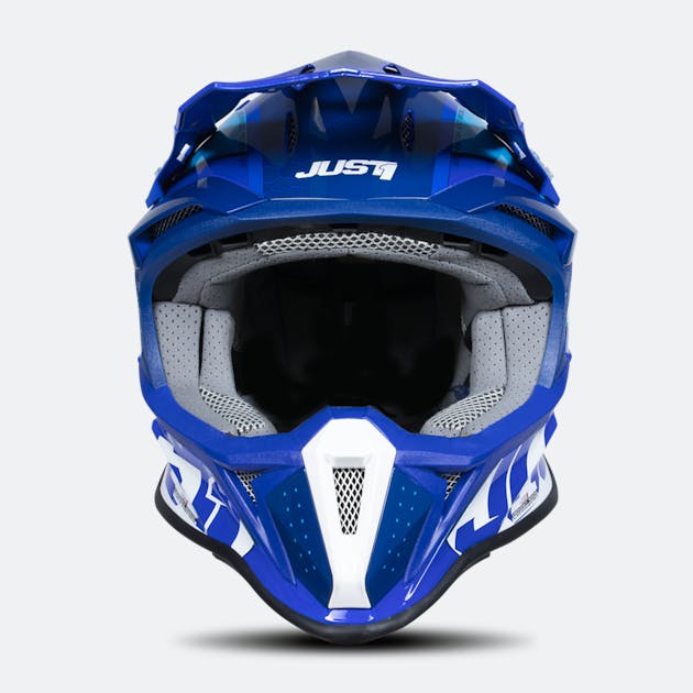 Just1 MX Helmets J18 Hexa Blue/White