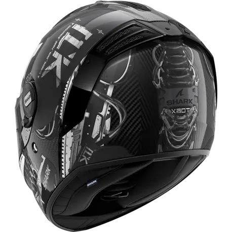 Shark Spartan RS Carbon Full Face Helmet Xbot DAS Black