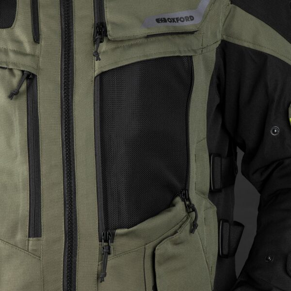 Oxford Rockland MS Jacket Khaki/Black/Fluo