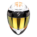 Scorpion EXO Full Face Helmet 520 Titan White/KTM