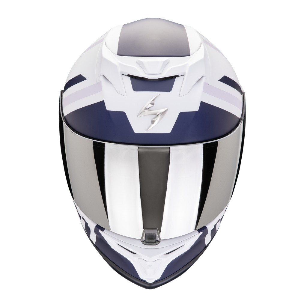 Scorpion EXO Full Face Helmet 520 Banshee White/Blue/Purple