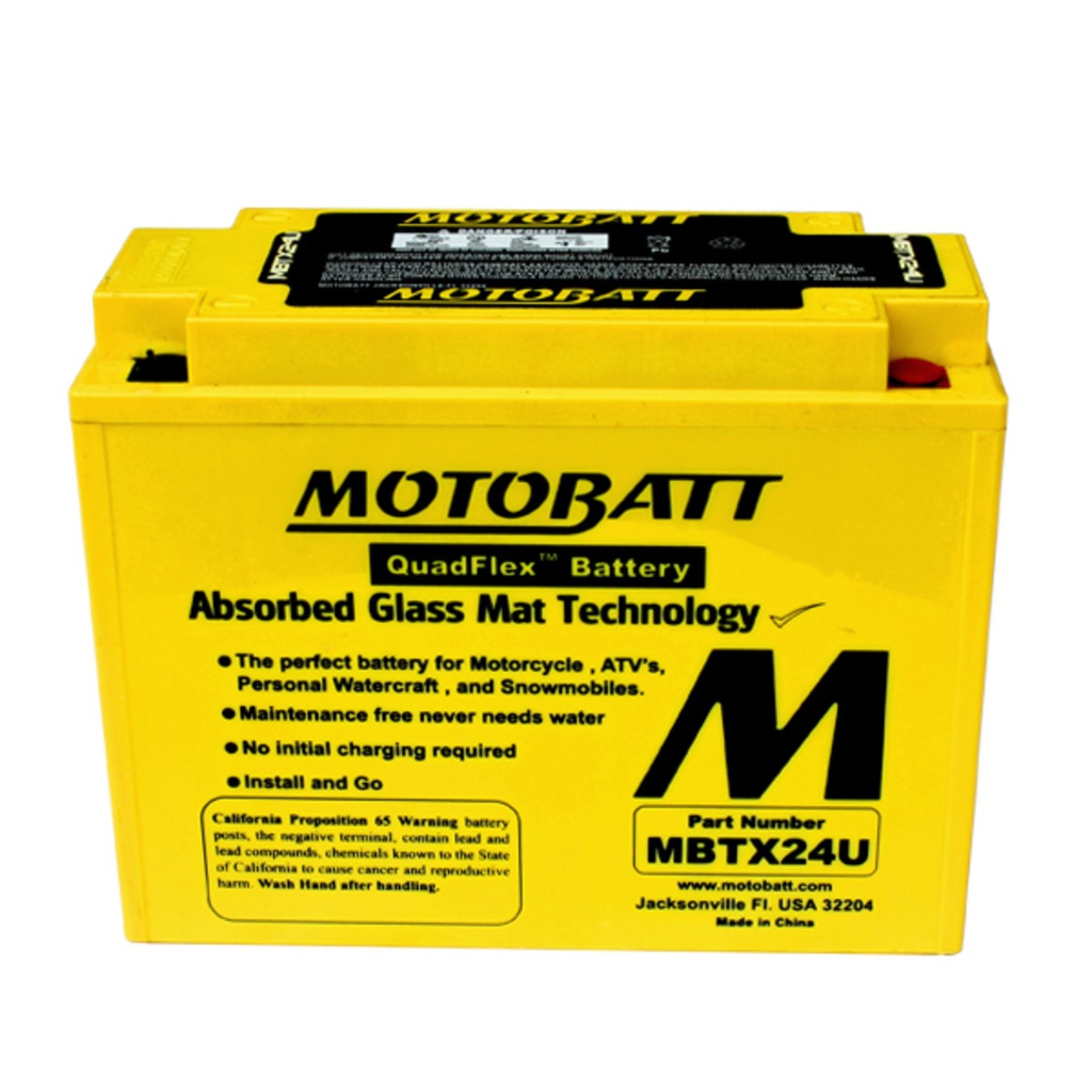 Motobatt Battery Sealed MBTX24U