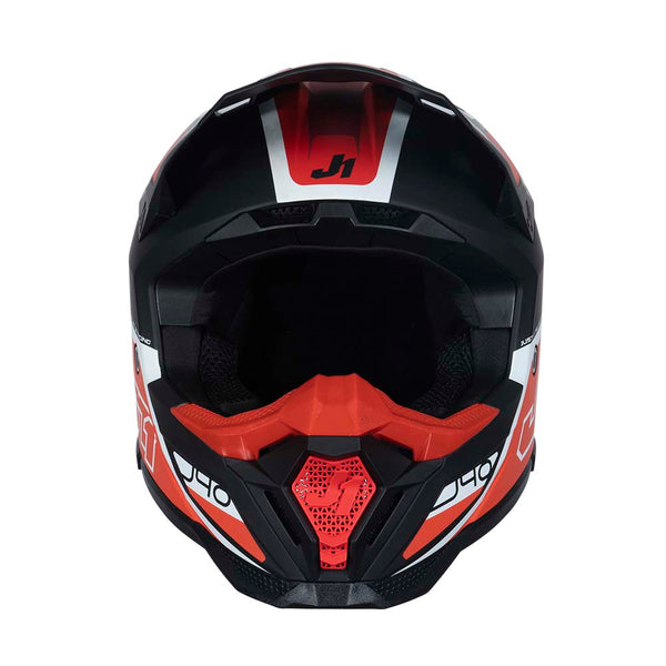 Just1 MX Helmet J40 Flash Matt Red/White/Black