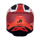 Just1 MX Helmet J40 Flash Matt Red/White/Black