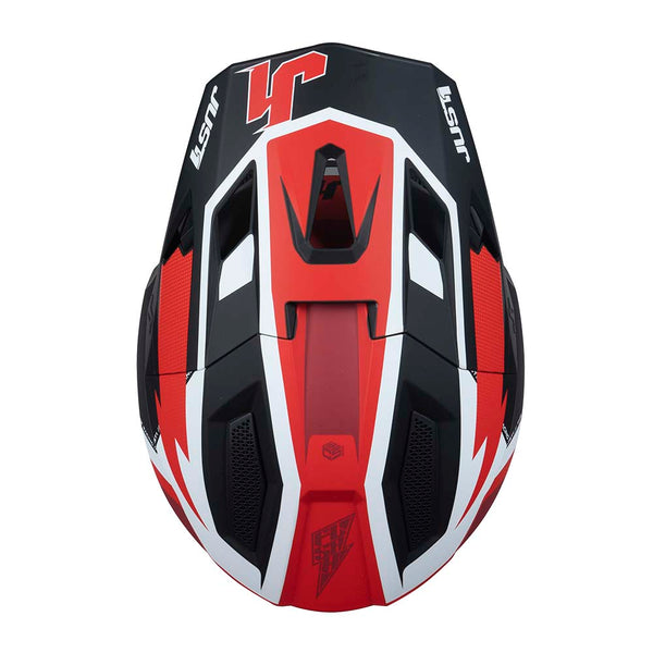 Just1 MX Helmet J40 Flash Matt Red/White/Black