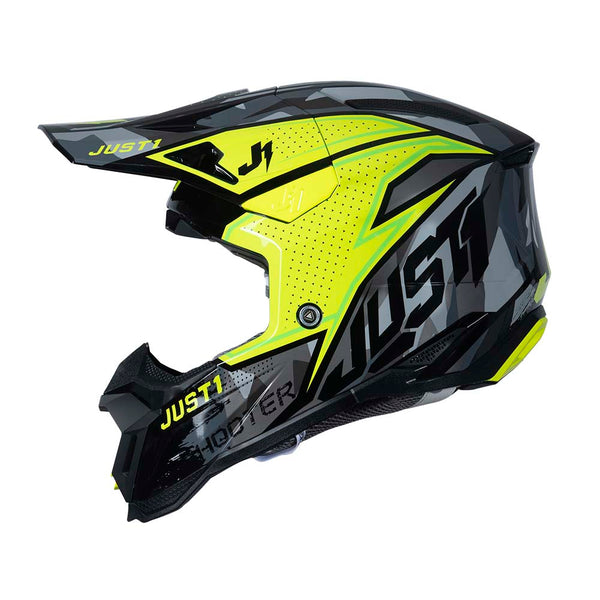 Just1 MX Helmet J40 Shooter  Gloss Yellow/Black