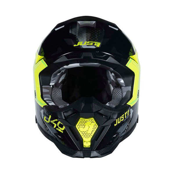 Just1 MX Helmet J40 Shooter  Gloss Yellow/Black