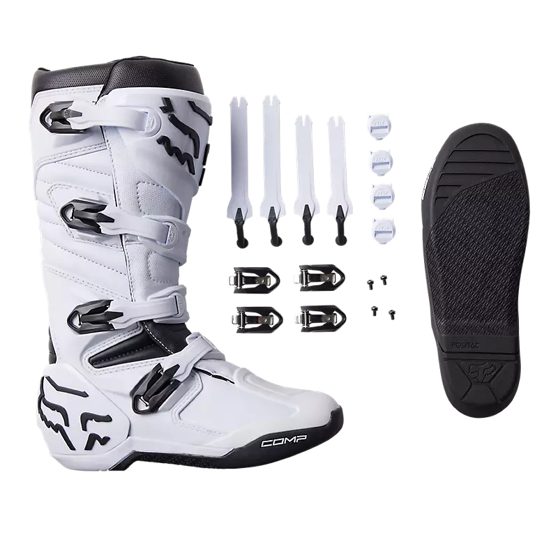 Fox Comp MX Boots White