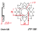 JT Sprocket Front JTF1591 15T