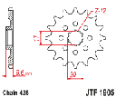 JT Sprocket Front JTF1905 13T