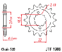 JT Sprocket Front JTF1908 15T