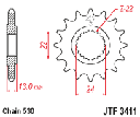 JT Sprocket Front JTF3411 16T