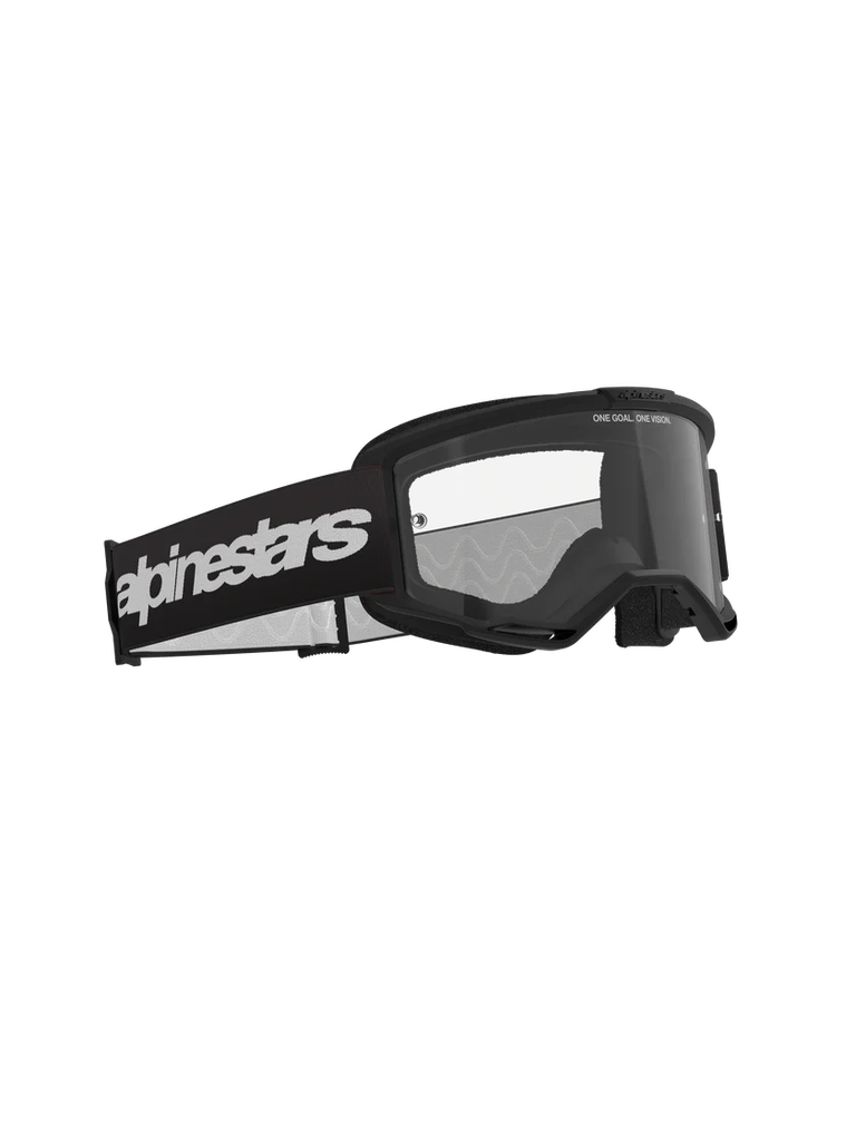 Alpinestars Vision 3 Wordmark MX Goggles Black Clear