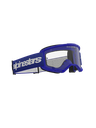 Alpinestars Vision 3 Wordmark MX Goggles Blue Clear