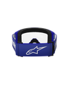 Alpinestars Vision 3 Wordmark MX Goggles Blue Clear