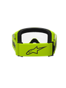 Alpinestars Vision 3 Wordmark MX Goggles Yellow Clear