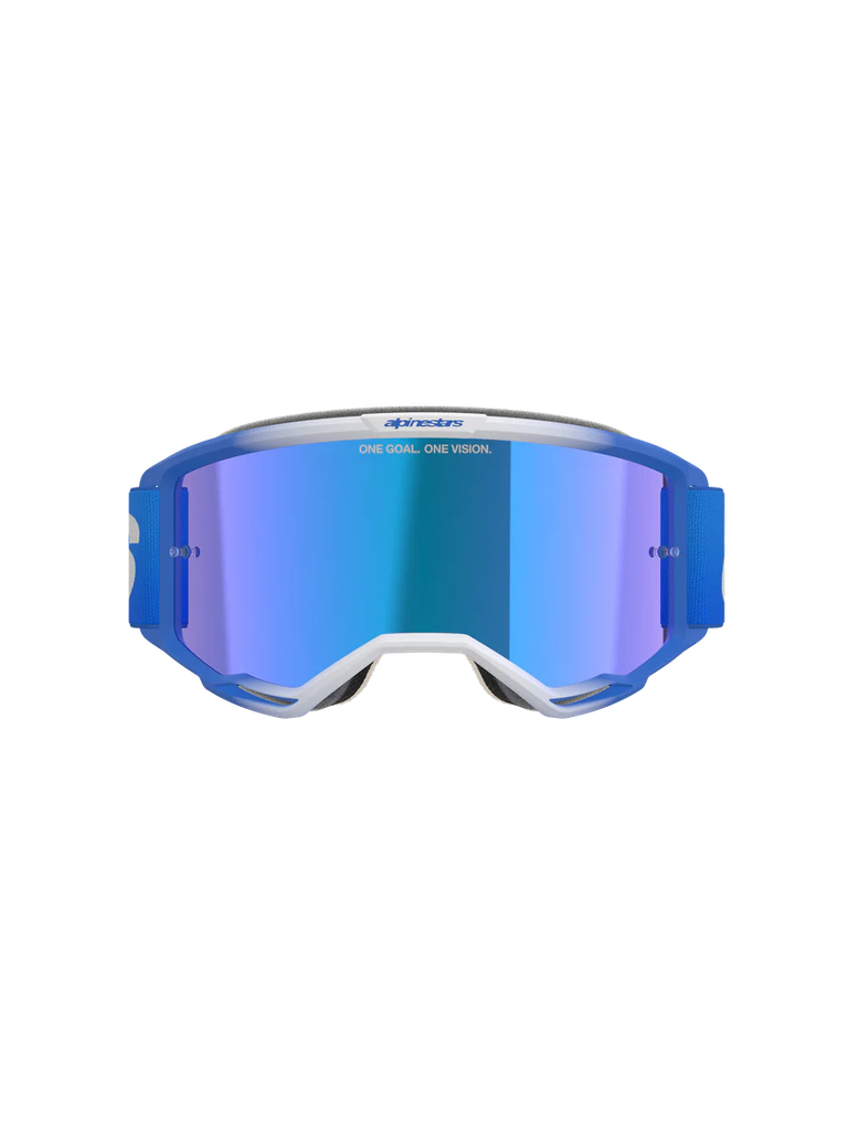 Alpinestars Vision 5 Blaze MX Goggles Blue Mirror Blue