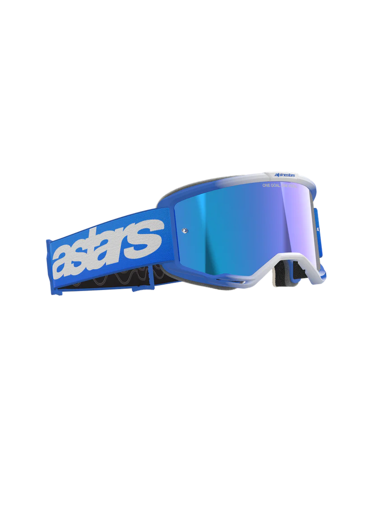 Alpinestars Vision 5 Blaze MX Goggles Blue Mirror Blue