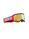 Alpinestars Vision 5 Blaze MX Goggles Red Mirror Gold