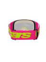 Alpinestars Vision 5 Wordmark MX Goggles Pink/Yellow Mirror Red