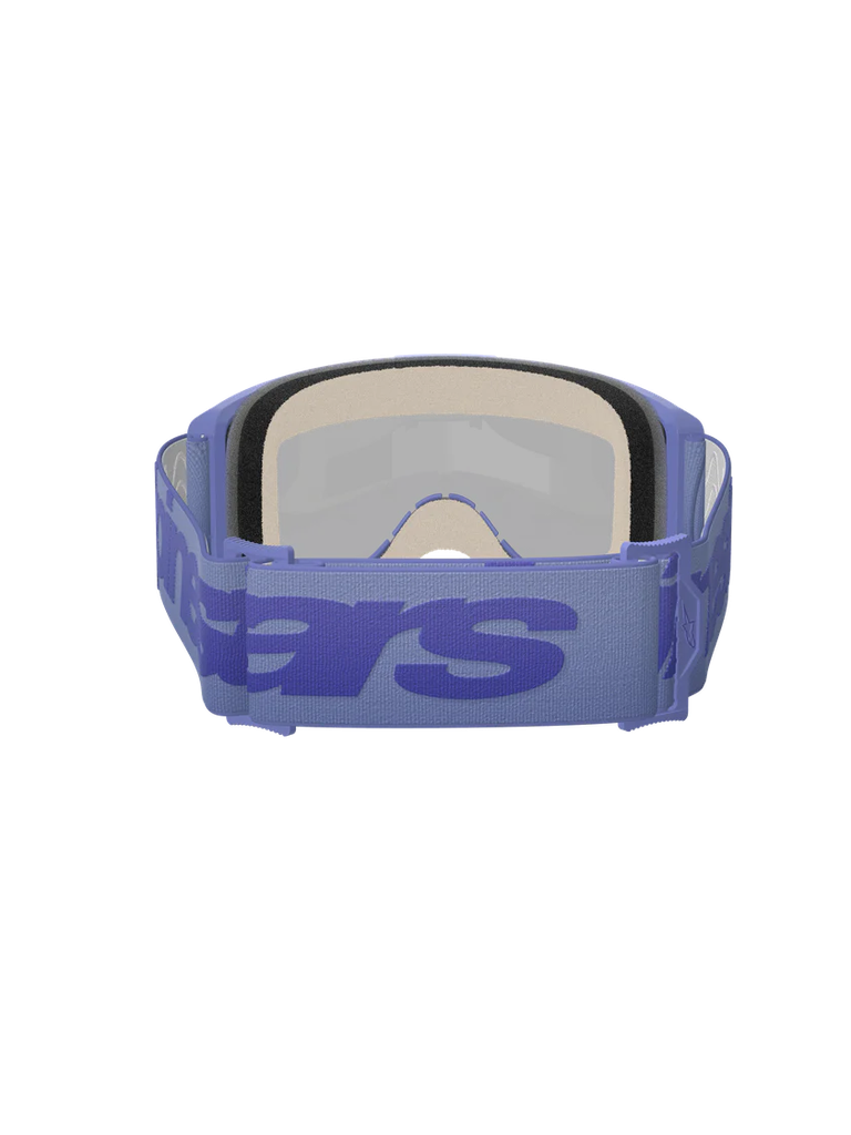 Alpinestars Vision 5 Wordmark MX Goggles Purple Mirror Blue