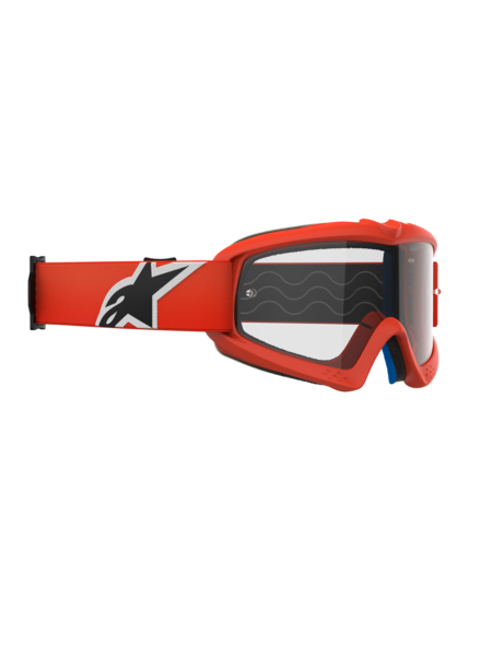 Alpinestars Youth Vision Corp MX Goggles Orange Clear