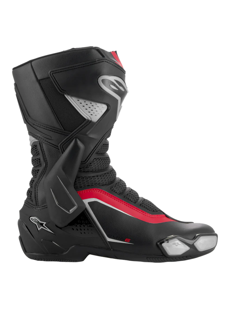 Alpinestars SMX-6 V3 Boots Black/Silver/Red