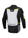 Alpinestars ST-1 Waterproof Jacket Ice Grey/Dark Grey/Yellow Fluo