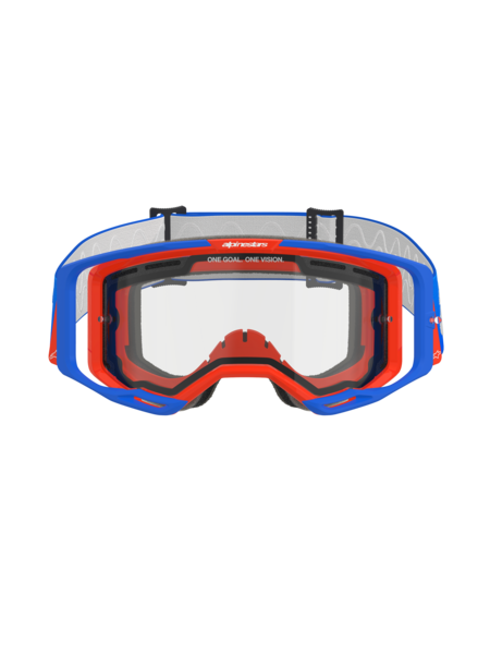 Alpinestars Vision 8 Wordmark Goggles Blue/Orange