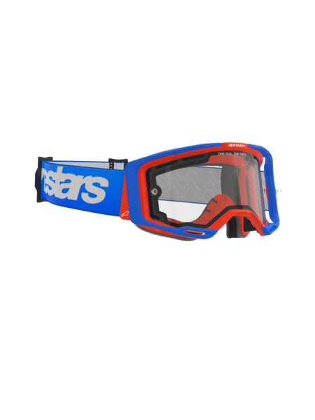 Alpinestars Vision 8 Wordmark Goggles Blue/Orange