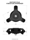 Quad Lock Motorcycle Vibration Dampener