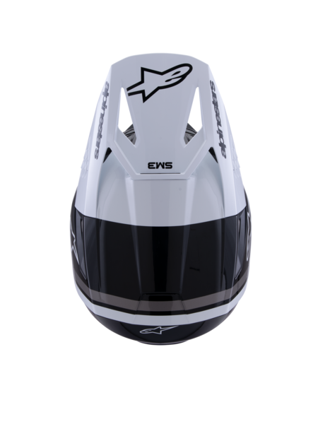 Alpinestars Supertech M3 Radium Helmet Black/White/Grey ECE06