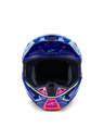 Alpinestars Supertech M7 Cast Helmet Blue/Pink/Yellow Fluo ECE06