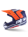 Alpinestars Supertech M7 Core Helmet Orange/Blue Matte ECE06