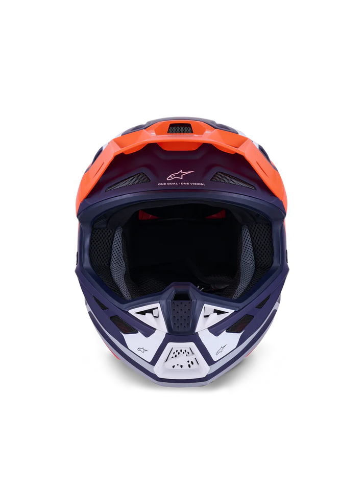 Alpinestars Supertech M7 Core Helmet Orange/Blue Matte ECE06