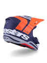 Alpinestars Supertech M7 Core Helmet Orange/Blue Matte ECE06
