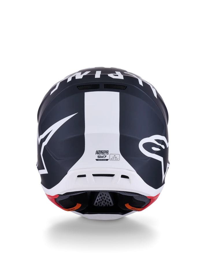 Alpinestars Supertech M7 Dasher Helmet Black/White Matte ECE06