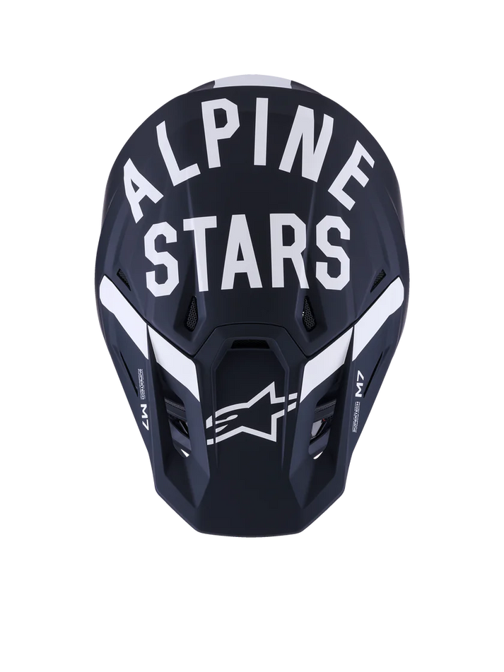 Alpinestars Supertech M7 Dasher Helmet Black/White Matte ECE06