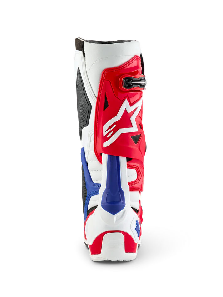 Alpinestars Tech 10 Boots Bright Red/ White/Blue