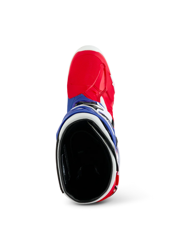 Alpinestars Tech 10 Boots Bright Red/ White/Blue