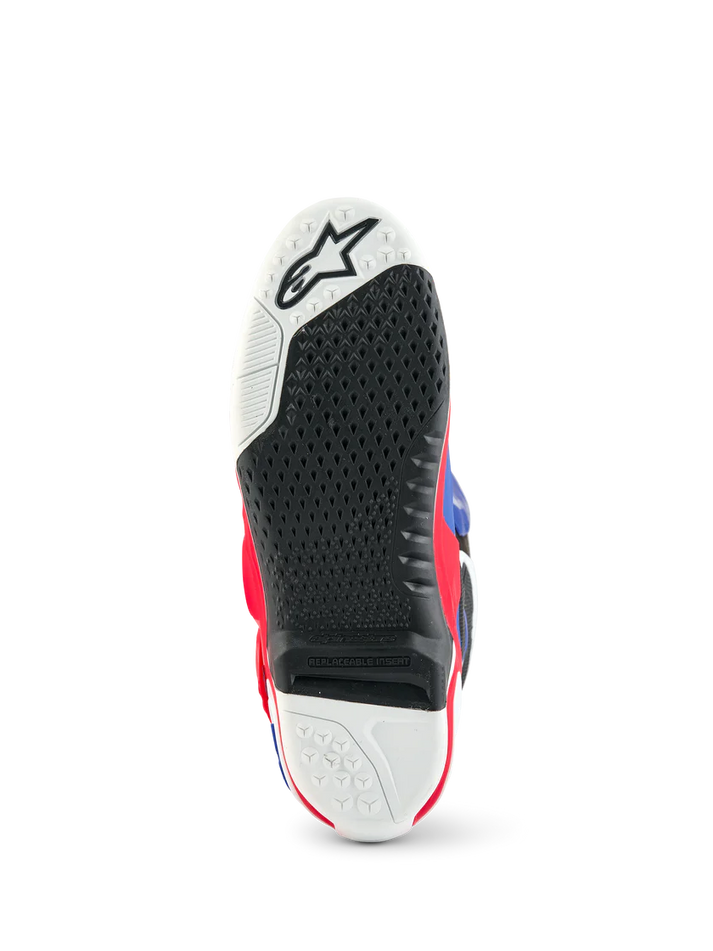 Alpinestars Tech 10 Boots Bright Red/ White/Blue