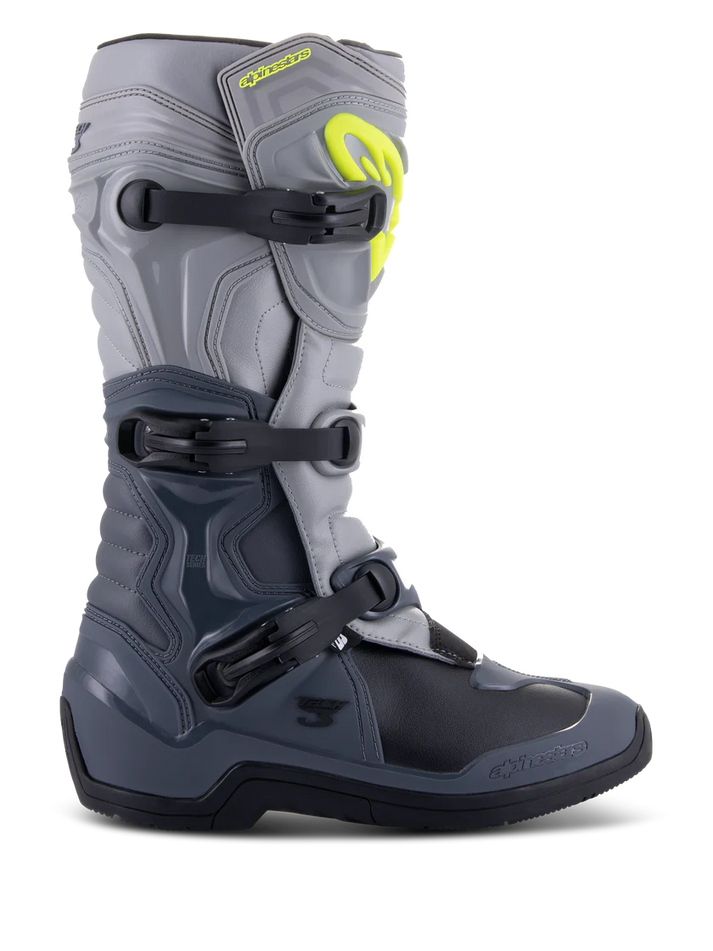 Alpinestars Tech 3 Boots Dark Grey/Light Grey/Black