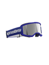 Alpinestars Vision 3 Wordmark Goggles Blue Mirror Silver