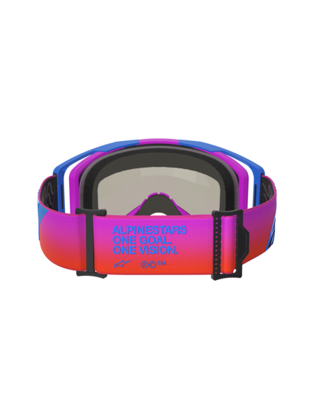 Alpinestars Vision 8 Corp Goggles Purple/Orange Mirror Red